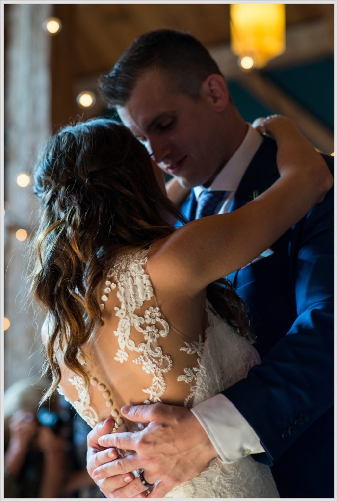 Dan and Amanda's Stone Mountain Arts Center Wedding Featured in Real Maine Weddings | first dance