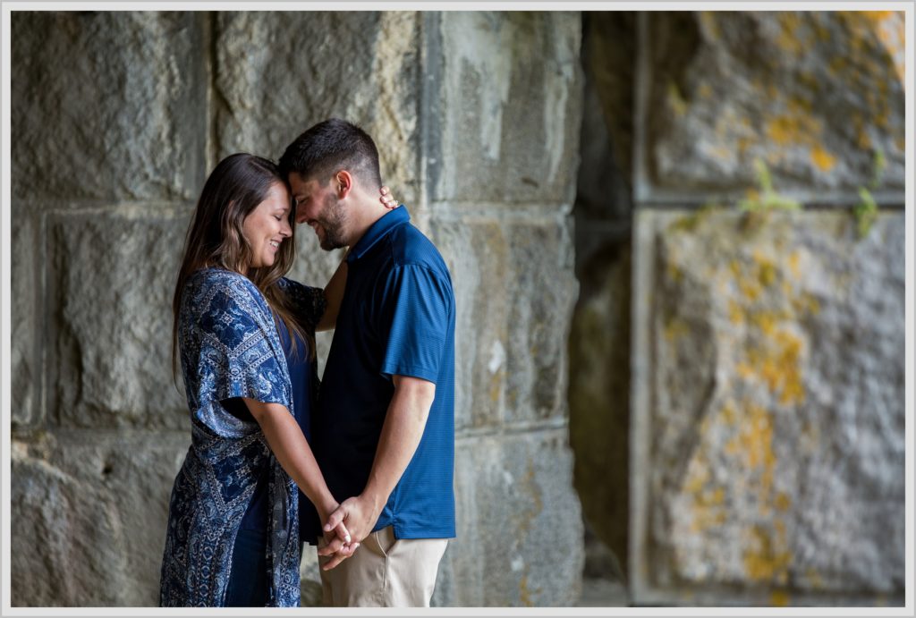 Katie and Eric's Coastal Maine Engagement session at Popham Beach