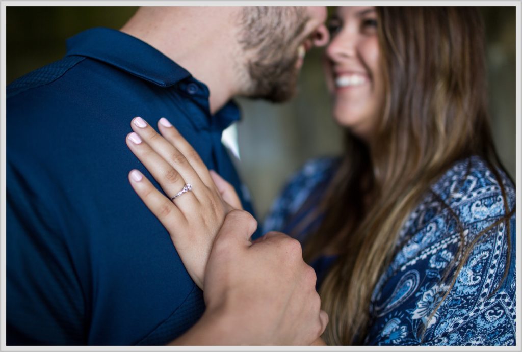 Katie and Eric's Coastal Maine Engagement session at Popham Beach