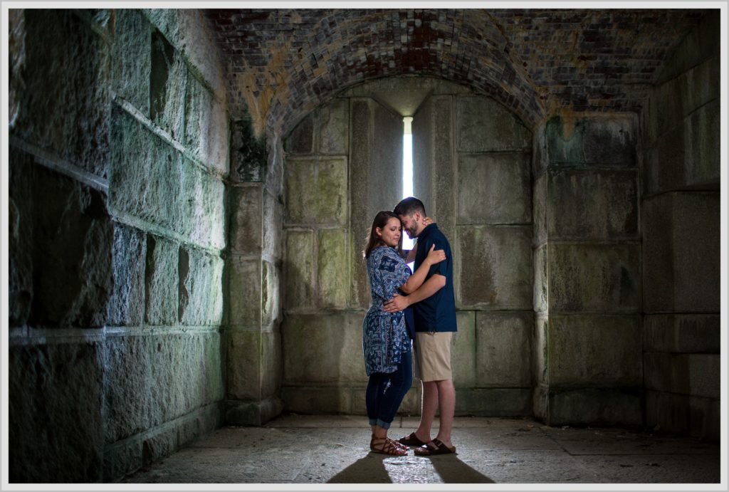 Katie and Eric's Coastal Maine Engagement session at Popham Beach