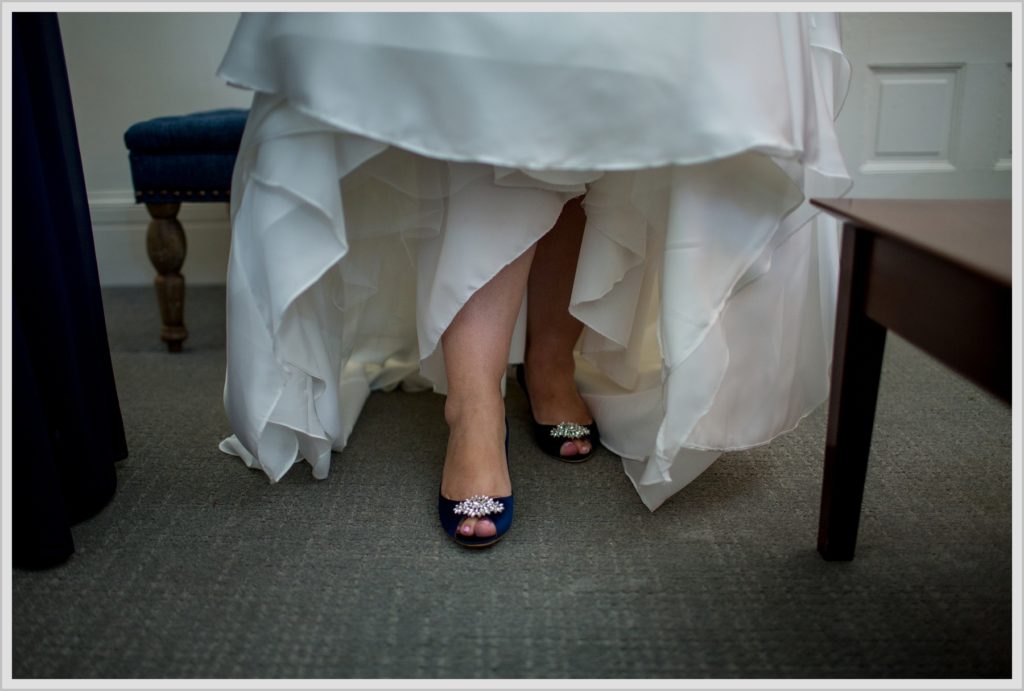 Sean and Nicole Married at York Harbor Inn | bride in her shoes