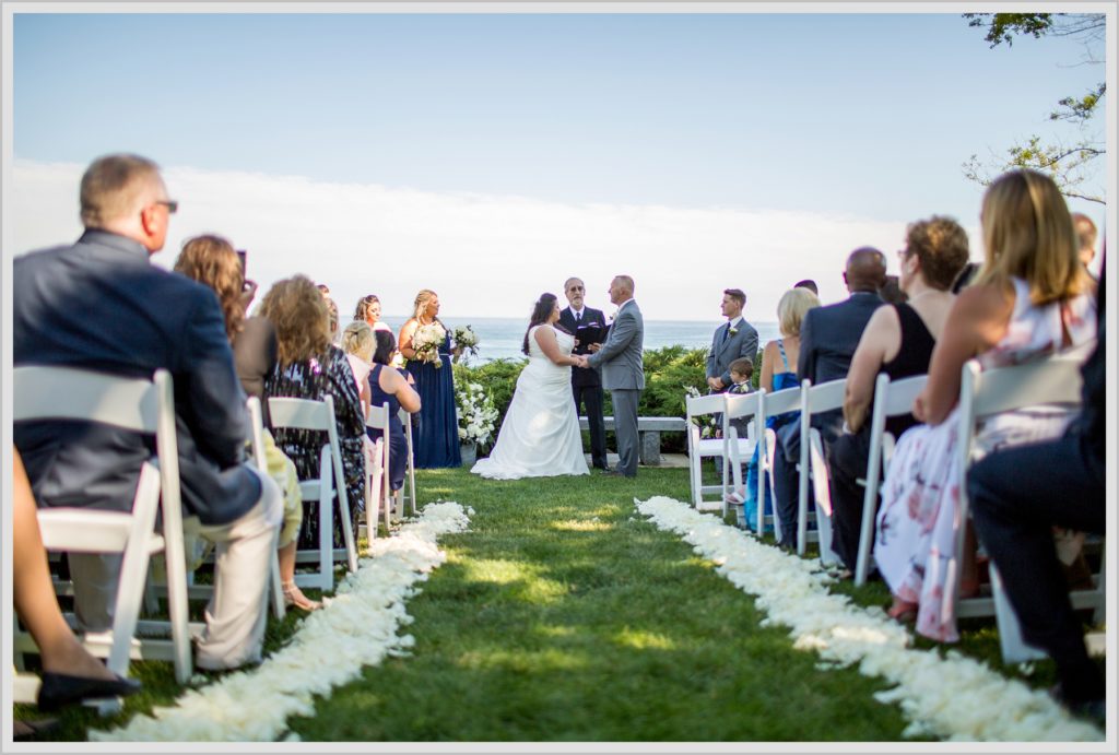 Sean and Nicole Married at York Harbor Inn | ceremony