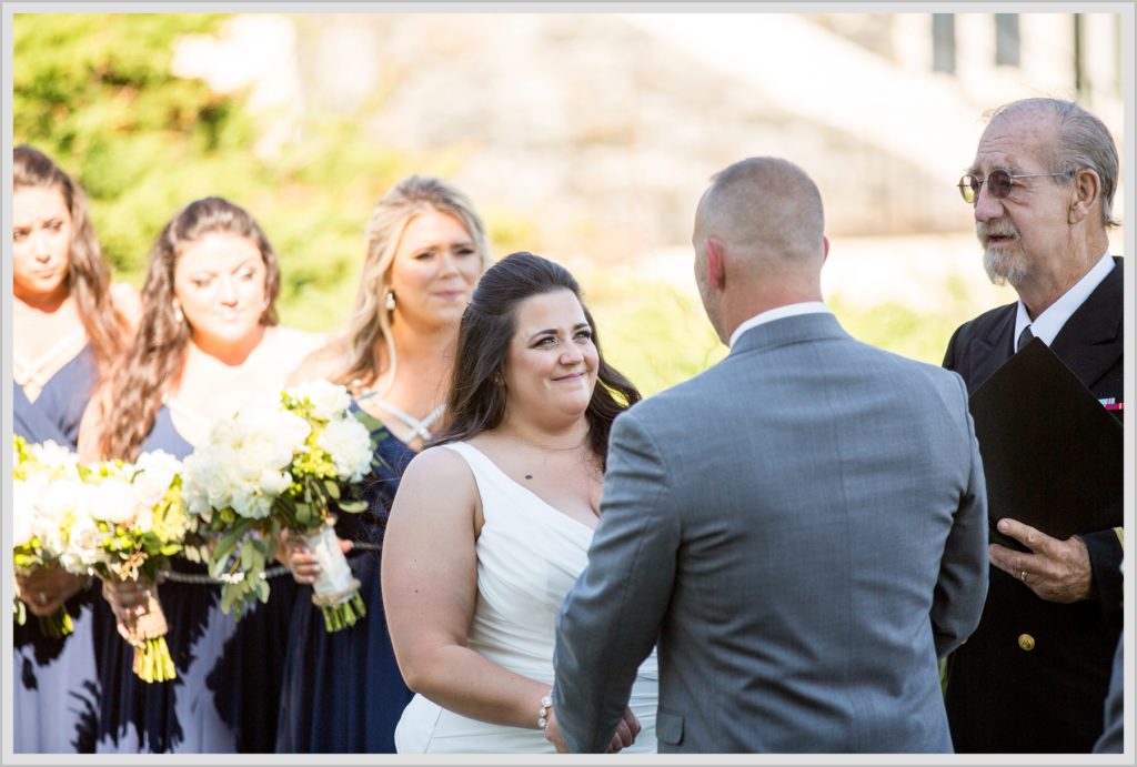 Sean and Nicole Married at York Harbor Inn | ceremony