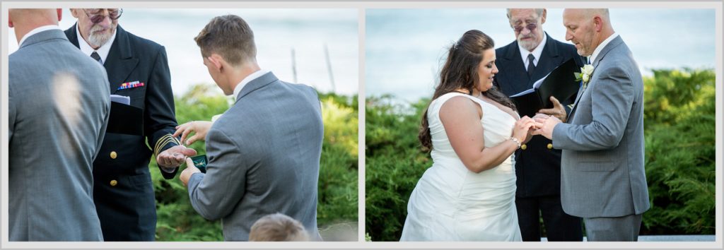 Sean and Nicole Married at York Harbor Inn | ceremony