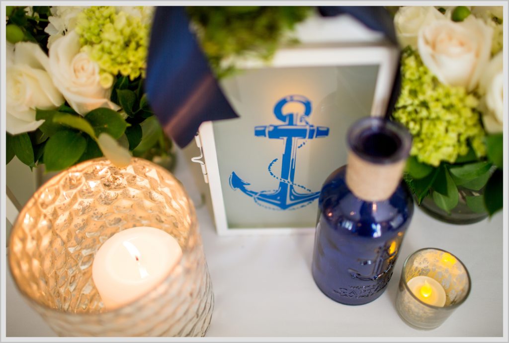 Sean and Nicole Married at York Harbor Inn | anchor and nautical details