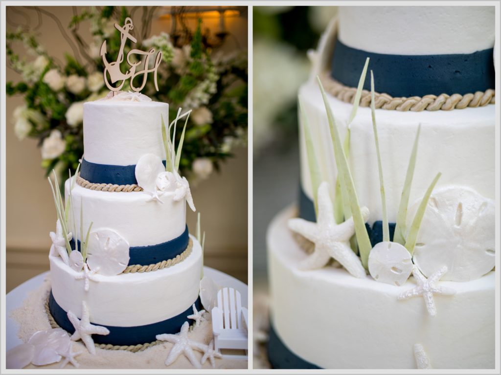 Sean and Nicole Married at York Harbor Inn | the cake