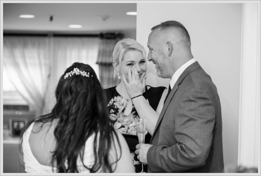 Sean and Nicole Married at York Harbor Inn | happy tears from guest