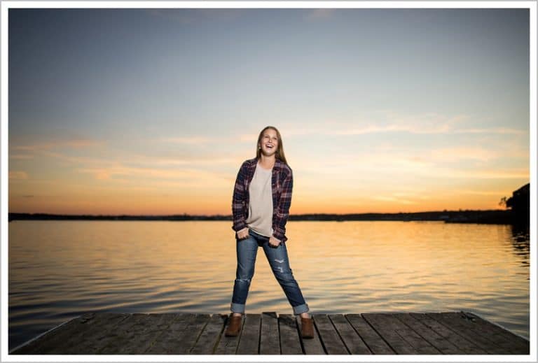 Oceanna in Flannel on the dock. Edward Little Senior Class of 2018