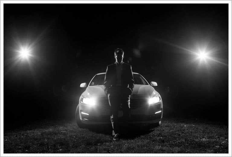 Linden and his car, Class of 2018