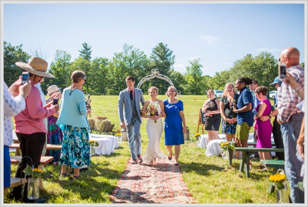 Ryan and Becca's New Hampshire Farm Wedding | ceremony