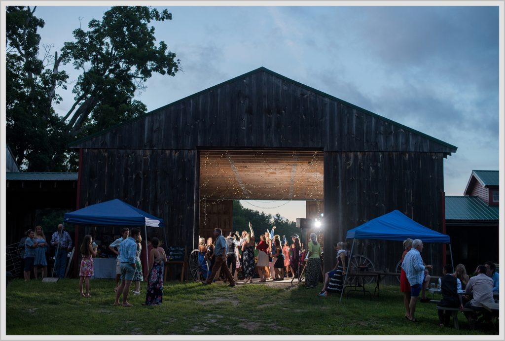 Ryan and Becca's New Hampshire Farm Wedding | Dancing in the Barn