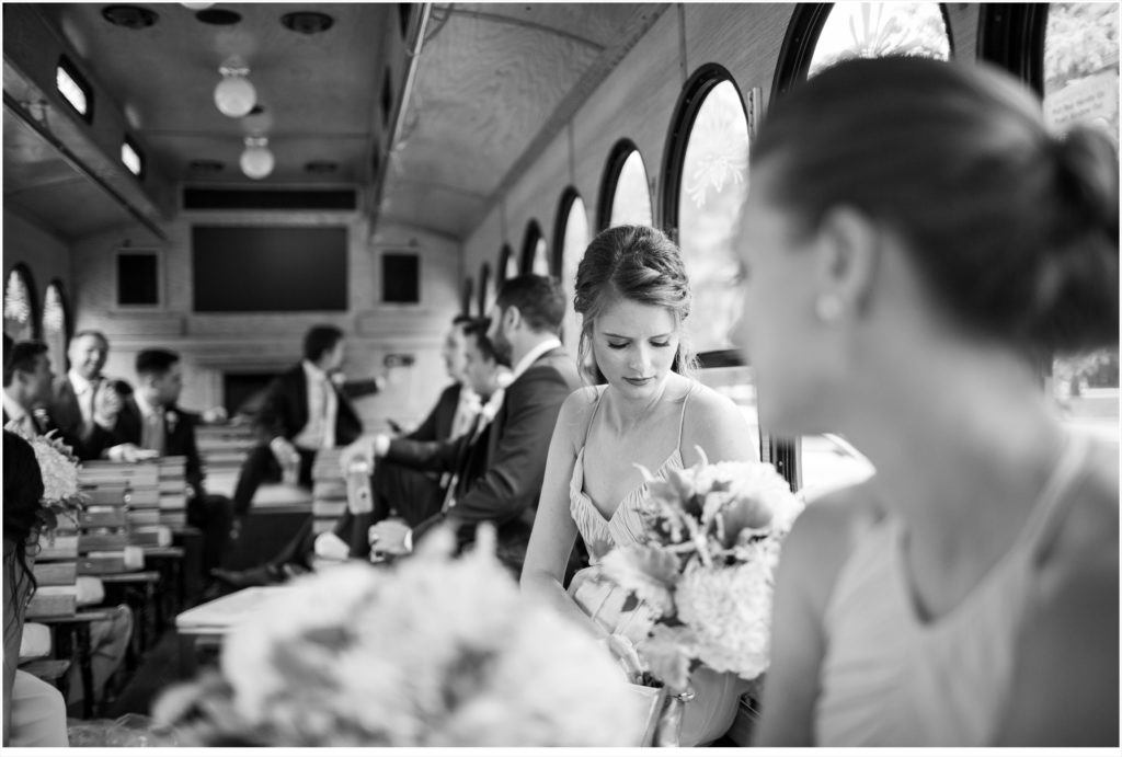 Brian + Liz’s Maine Wedding | Trolly Ride