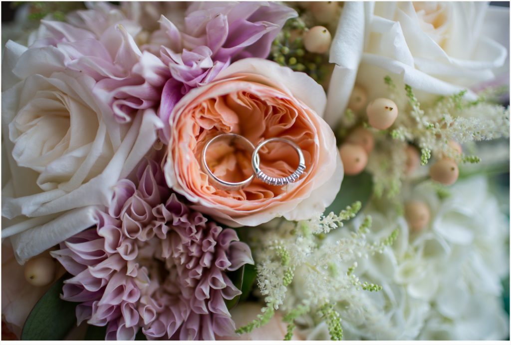 Brian + Liz’s Maine Wedding | Rings on Flowers