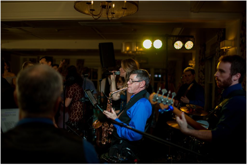 Brian + Liz’s Maine Wedding | Reception Dancing and the band