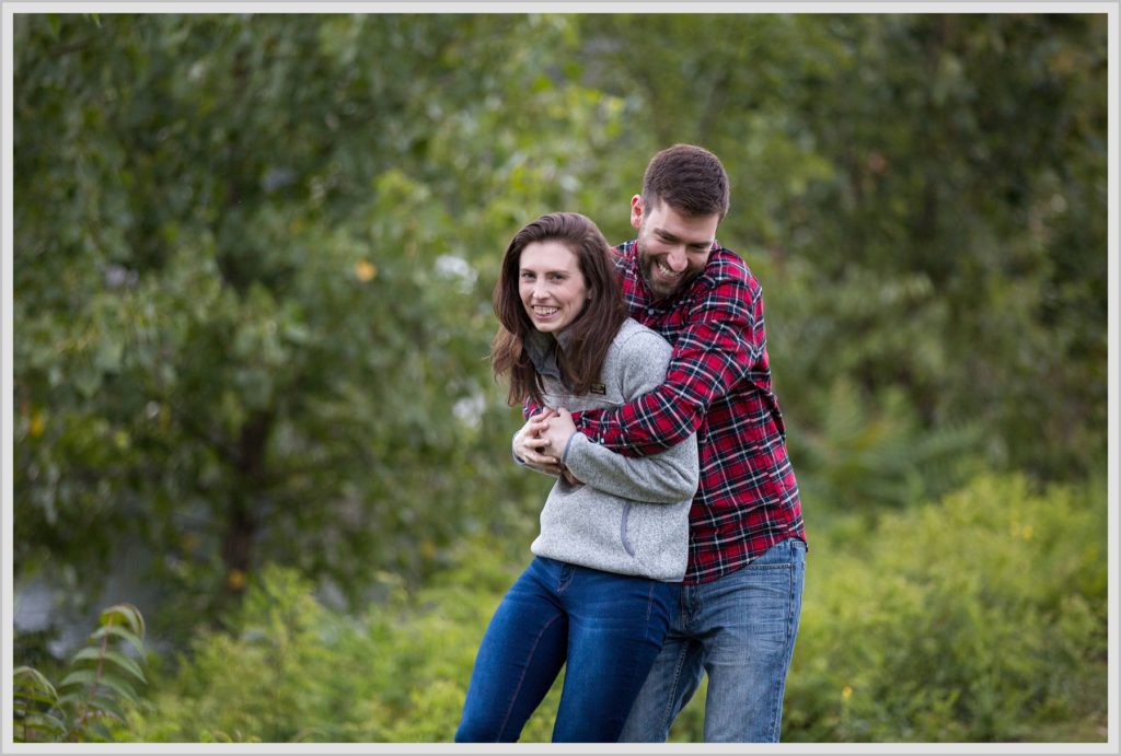 Theresa + Corey's Horn Pond Engagement