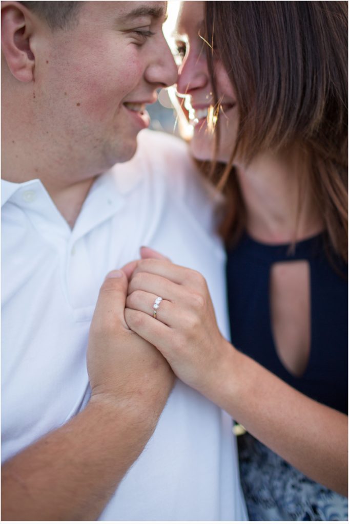 Nick + Rachel's Wolfes Neck and Portland Engagement Session