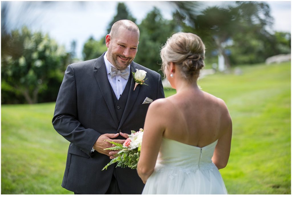 Britt and Jason Funky Bow Wedding | First Look