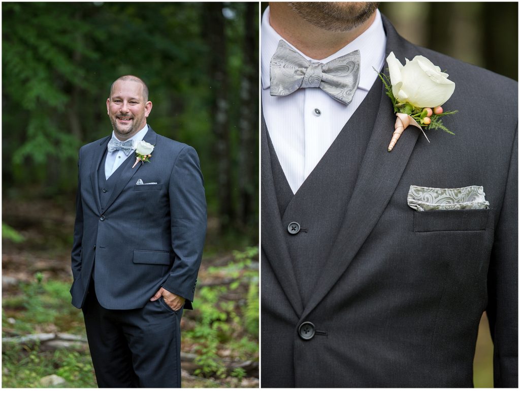 Britt and Jason Funky Bow Wedding | groom