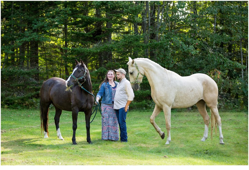 Justin and Jen's Family Portraits with their Pets