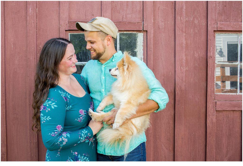 Justin and Jen's Family Portraits with their Pets