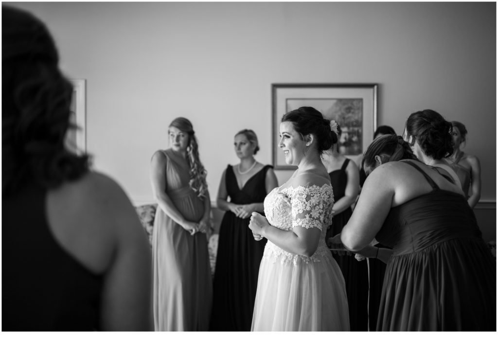 Katie and Eric's Dunegrass Wedding | Bride Getting ready