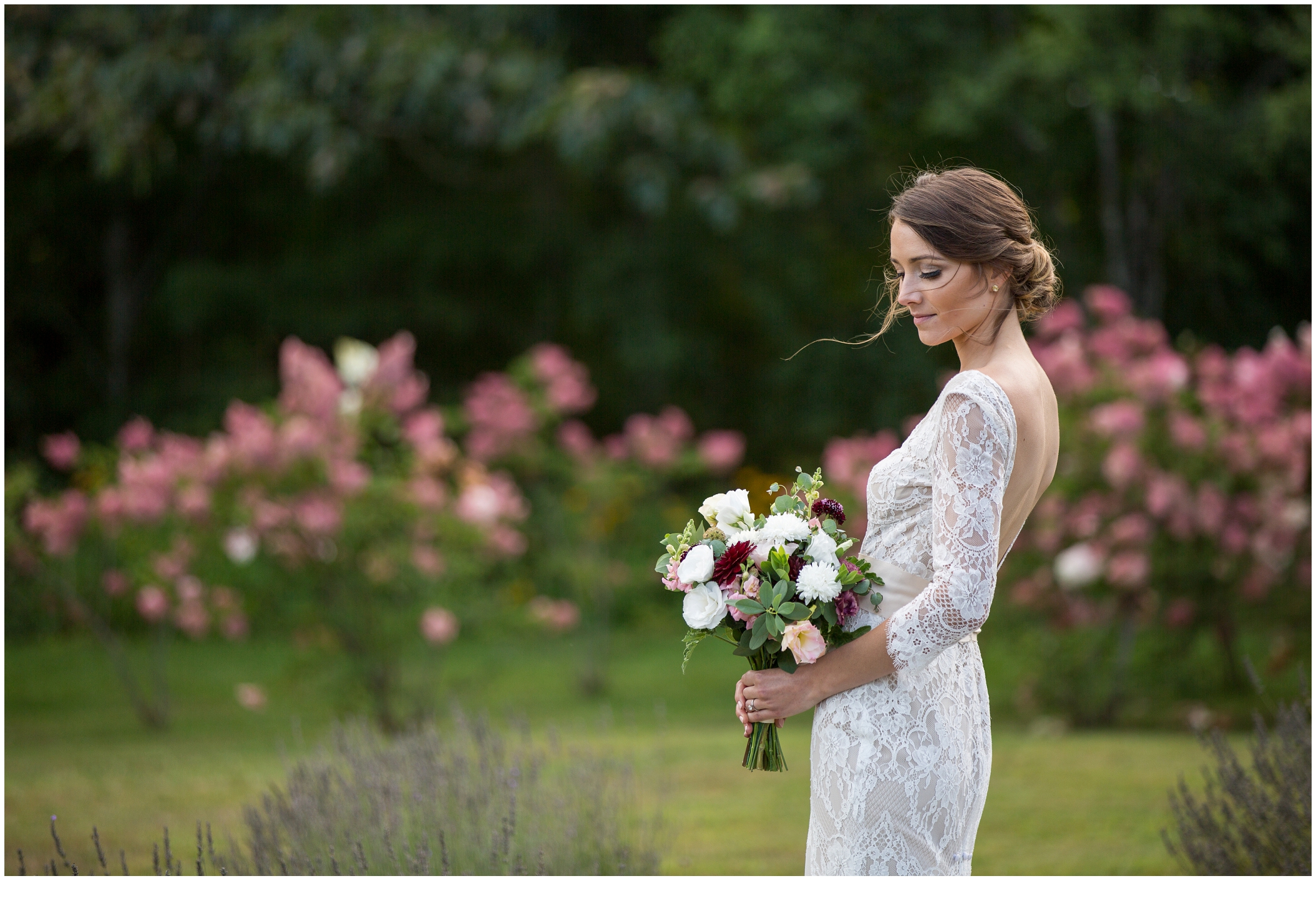 Brian and Ann's Marianmade Farm Wedding - bride