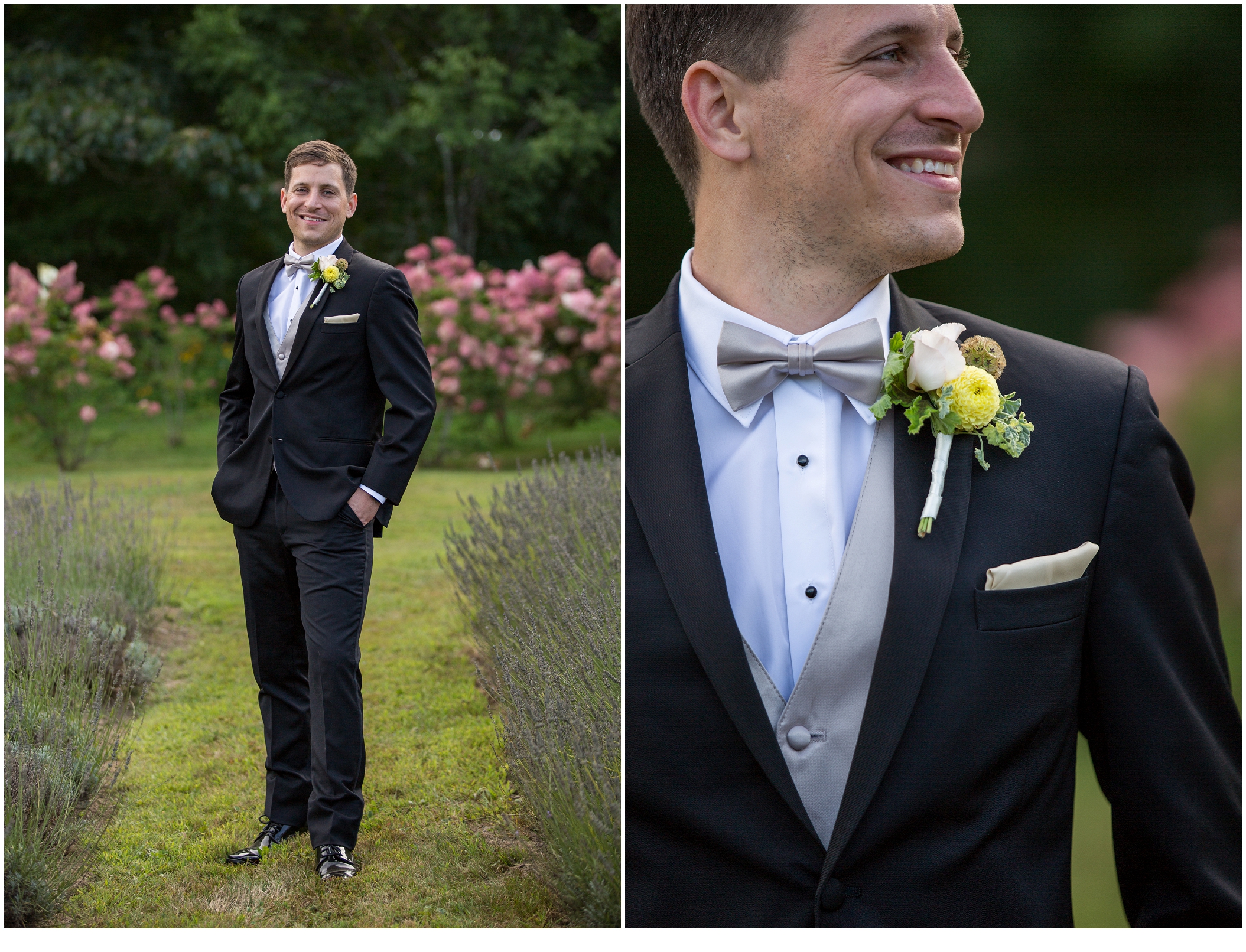 Brian and Ann's Marianmade Farm Wedding - groom