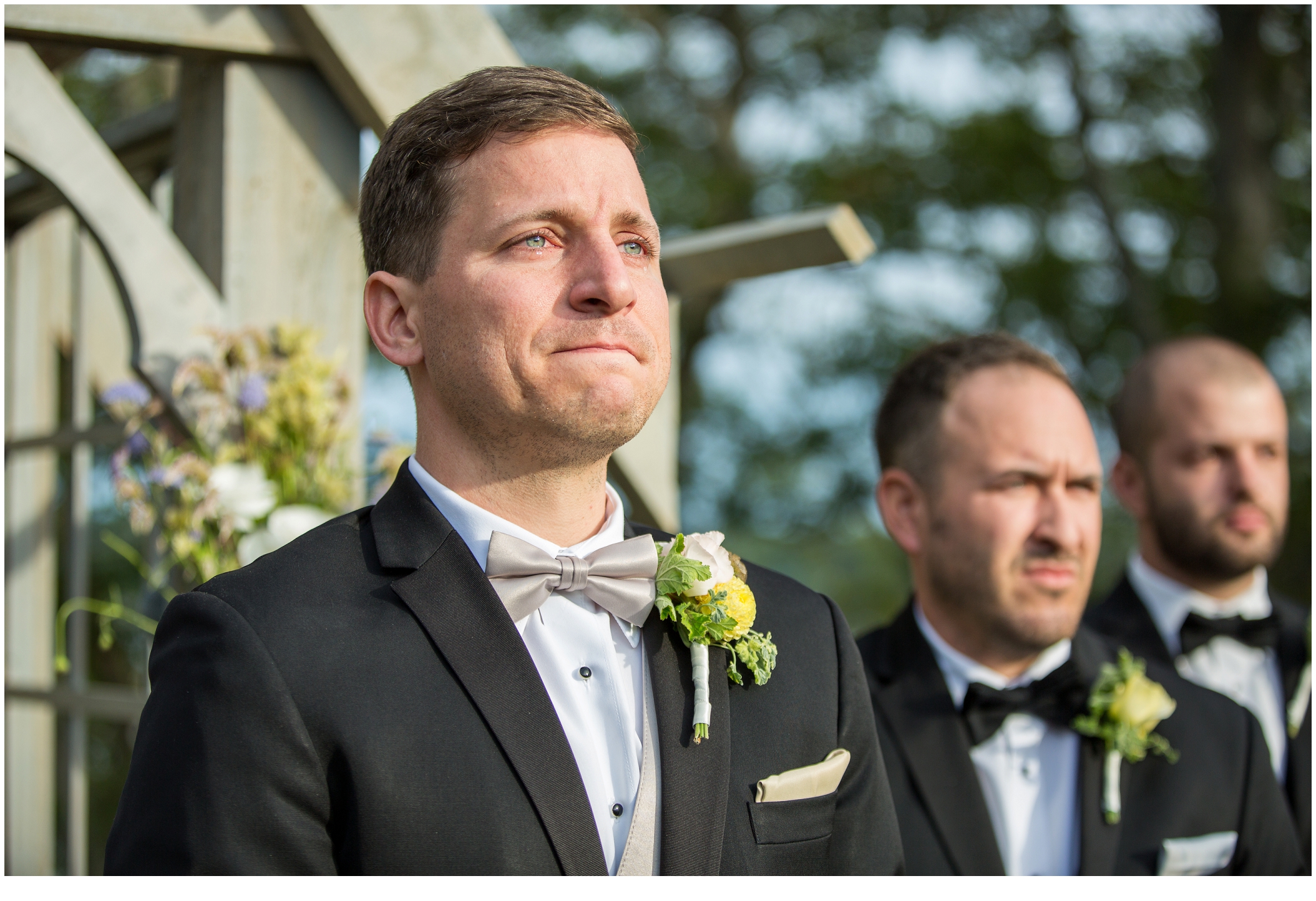 Brian and Ann's Marianmade Farm Wedding - groom