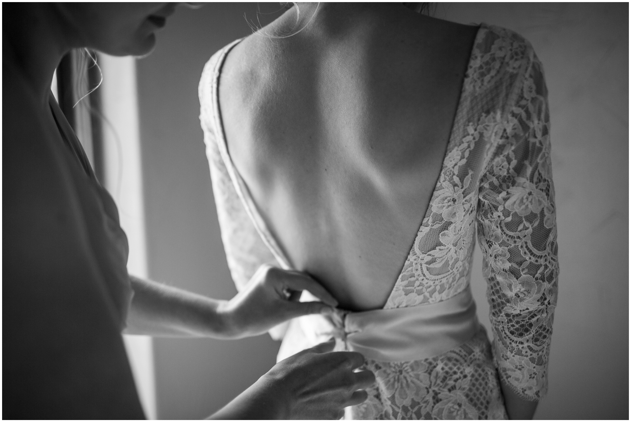 Brian and Ann's Marianmade Farm Wedding - bride getting ready