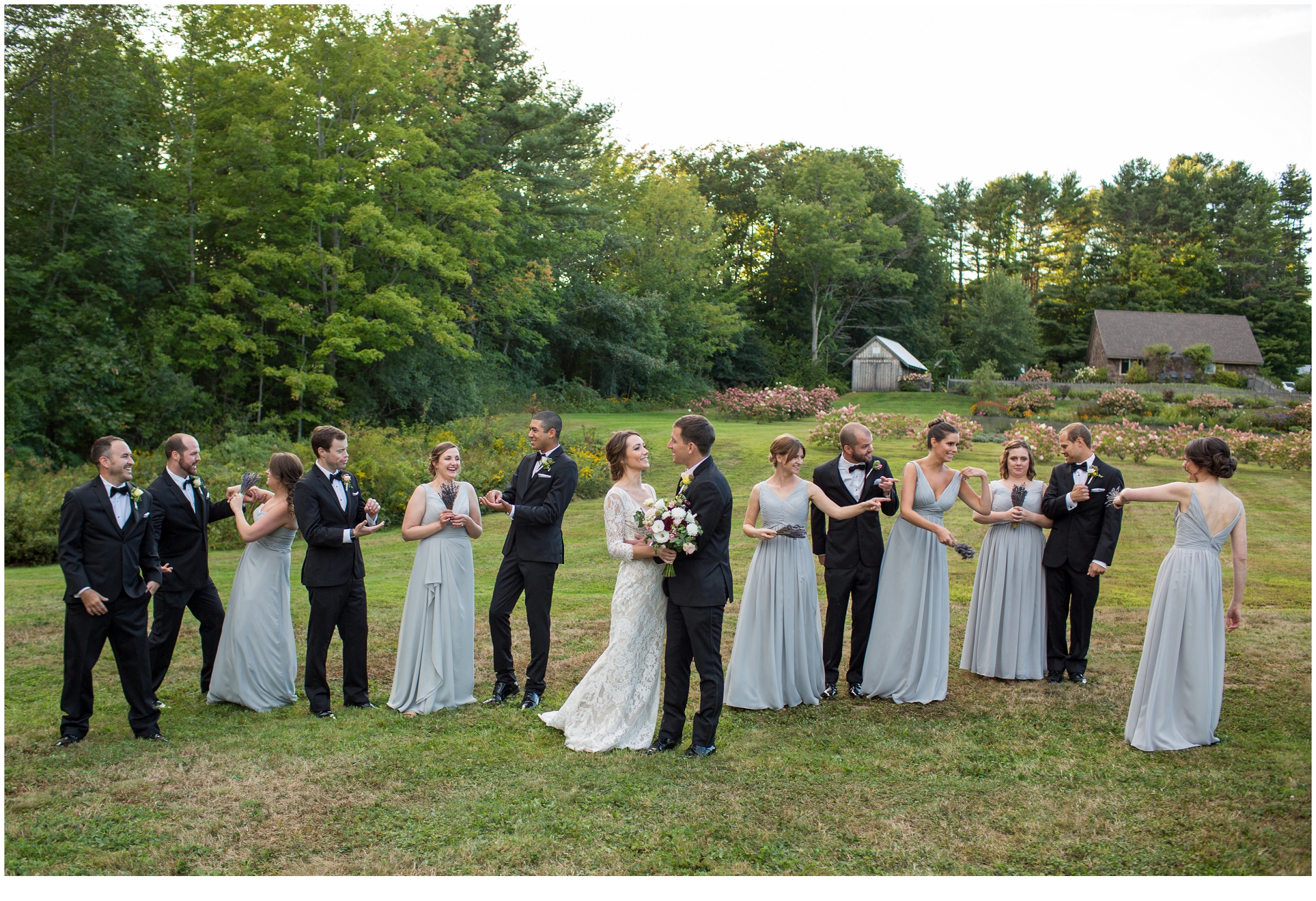 Brian and Ann's Marianmade Farm Wedding - bridal party