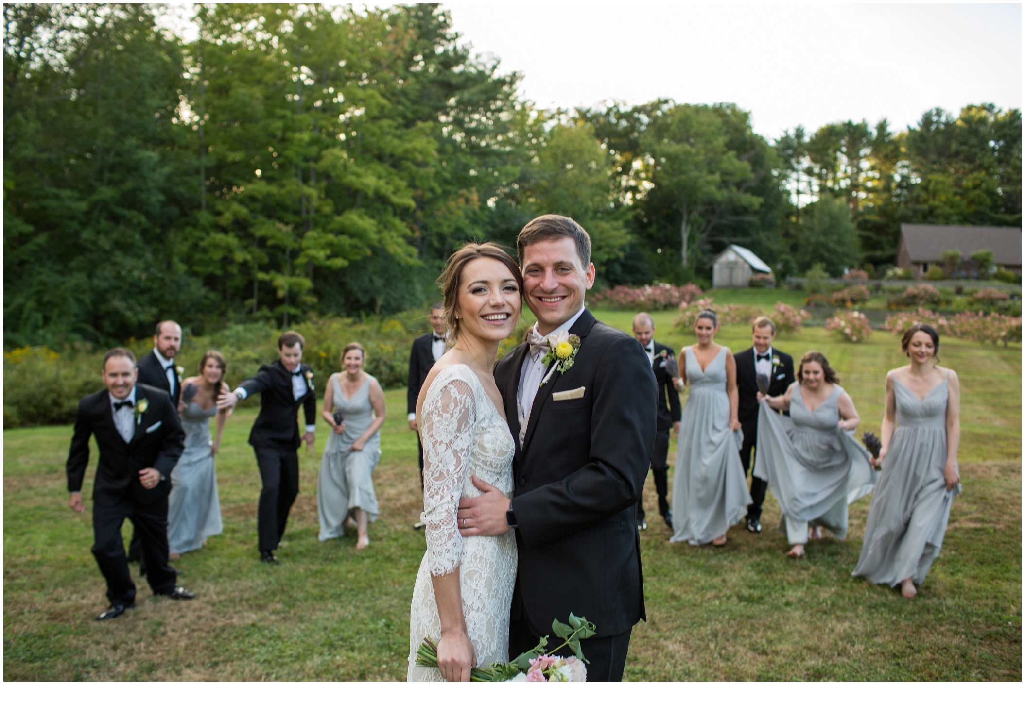 Brian and Ann's Marianmade Farm Wedding - bridal party