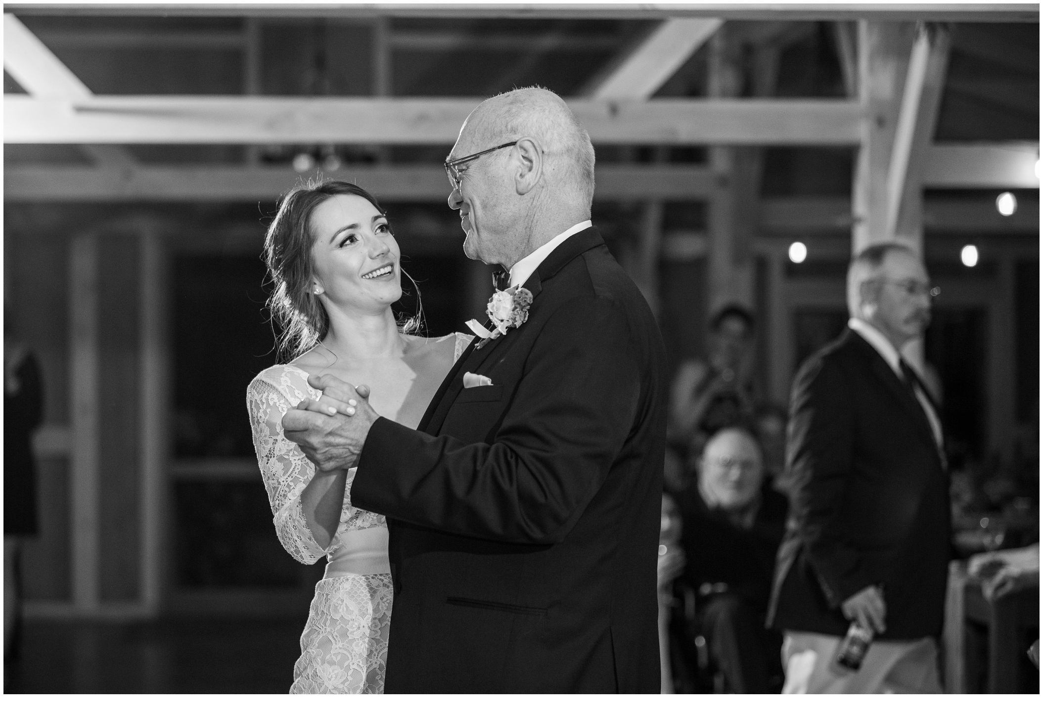 Brian and Ann's Marianmade Farm Wedding - father dancing with bride