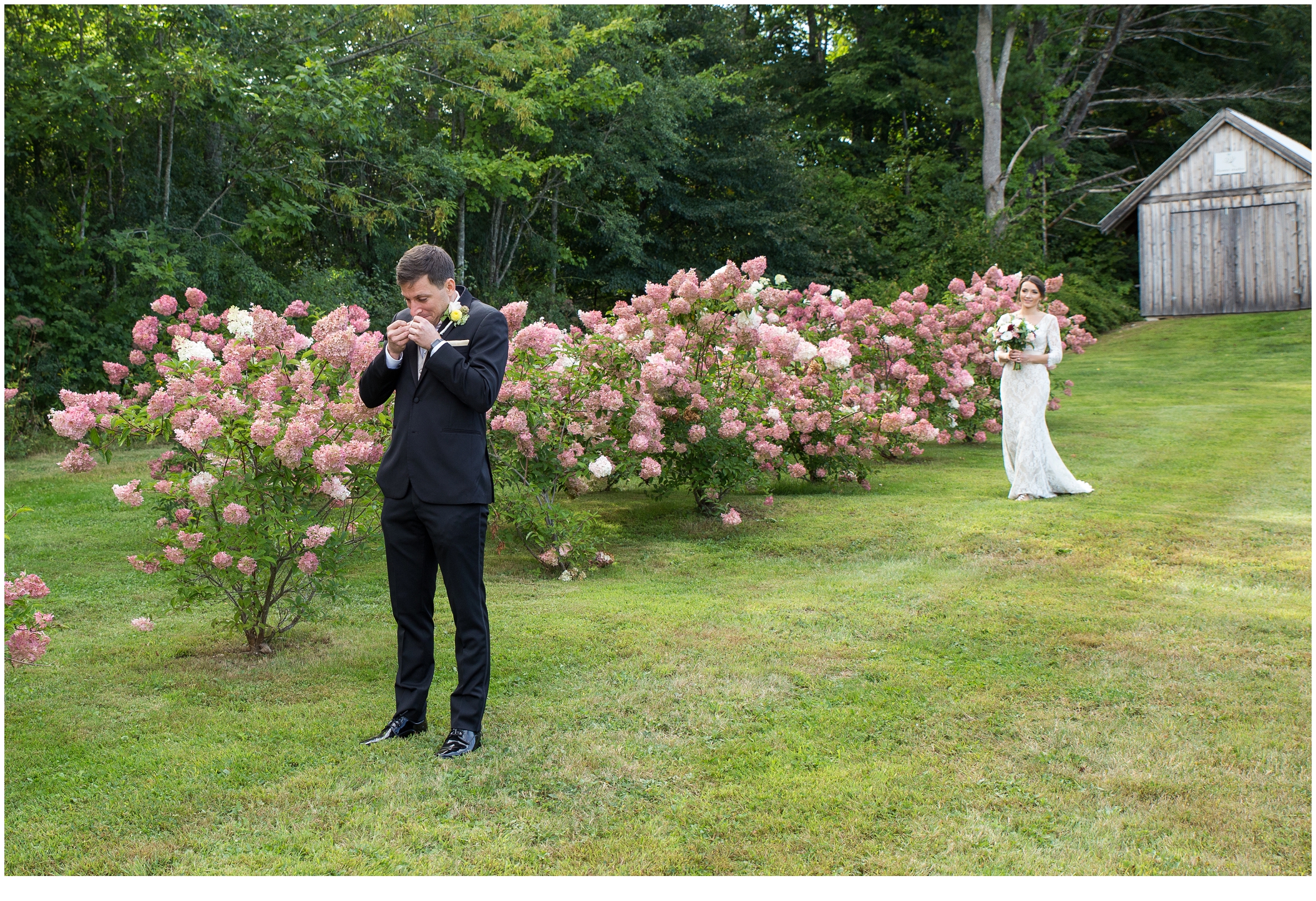 Brian and Ann's Marianmade Farm Wedding - first look