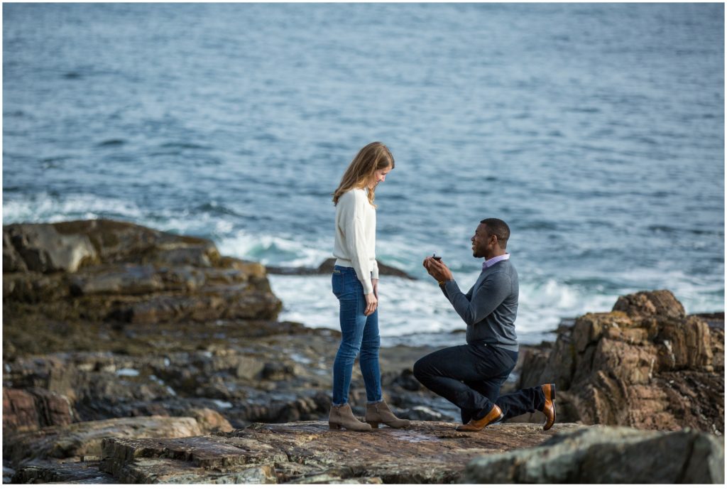 Proposal at Cliff House in Cape Neddick, Maine