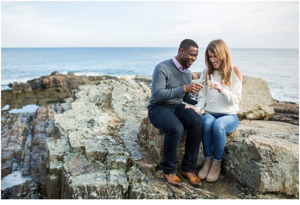 Proposal at Cliff House in Cape Neddick, Maine