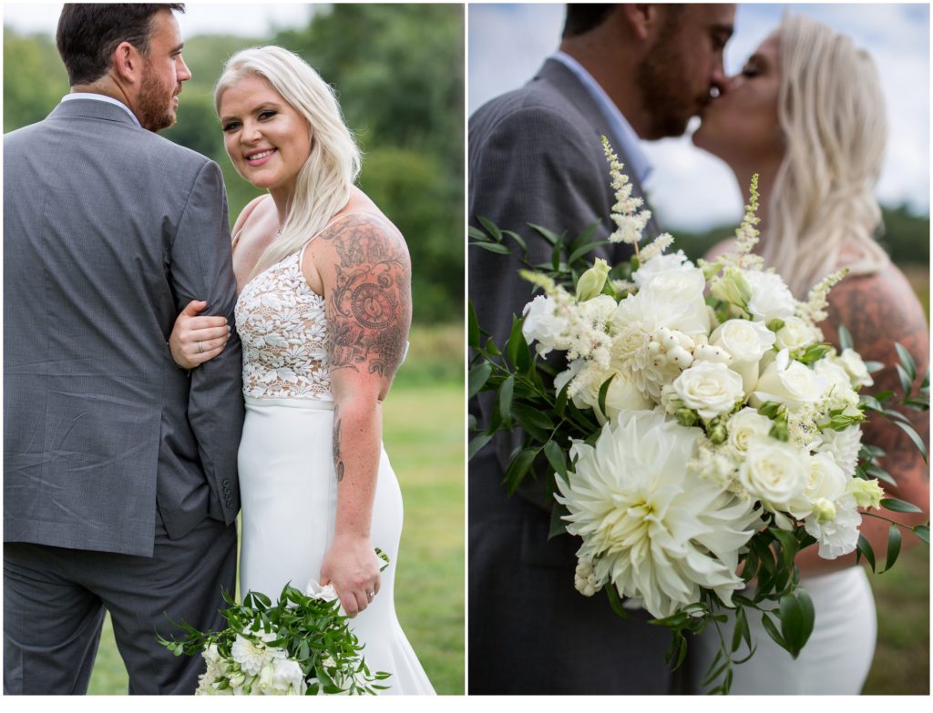 Janie and Pete's Bradstreet Farm Wedding | Brinde and Groom