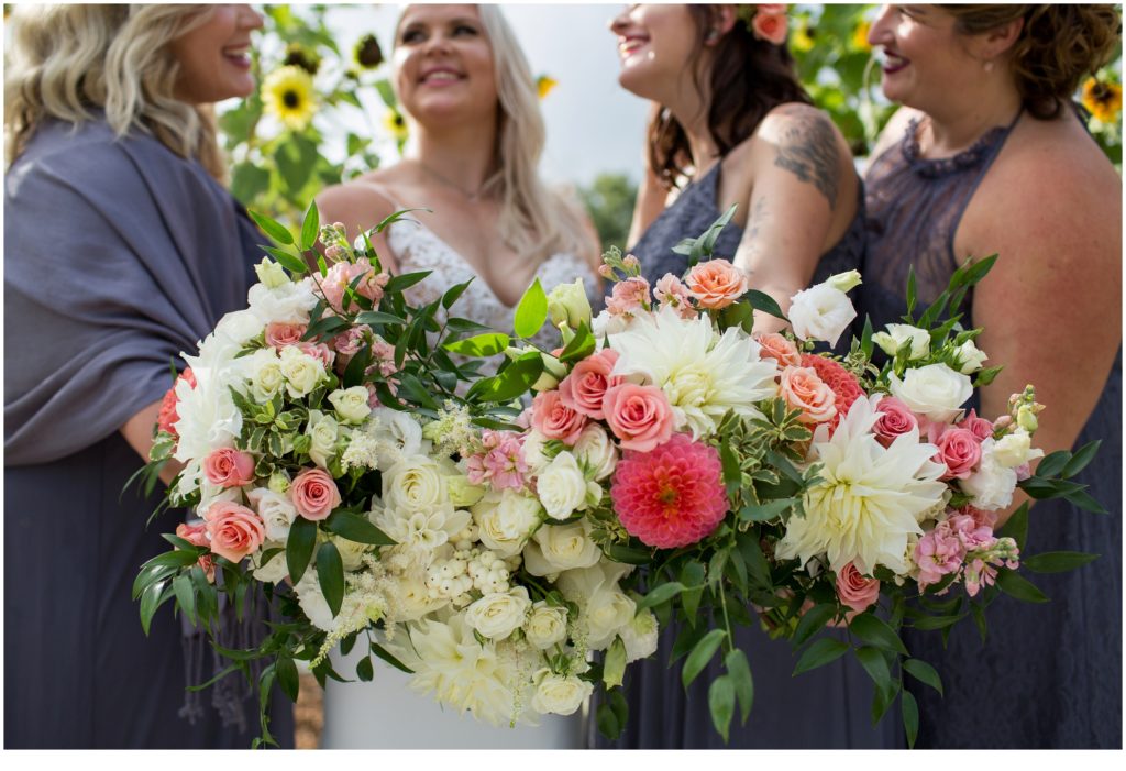 Janie and Pete's Bradstreet Farm Wedding | Bridal bouquets