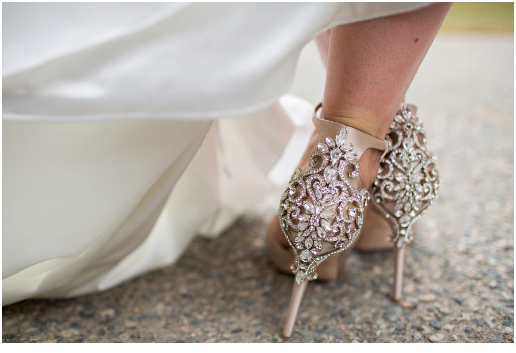 Janie and Pete's Bradstreet Farm Wedding | Shoes