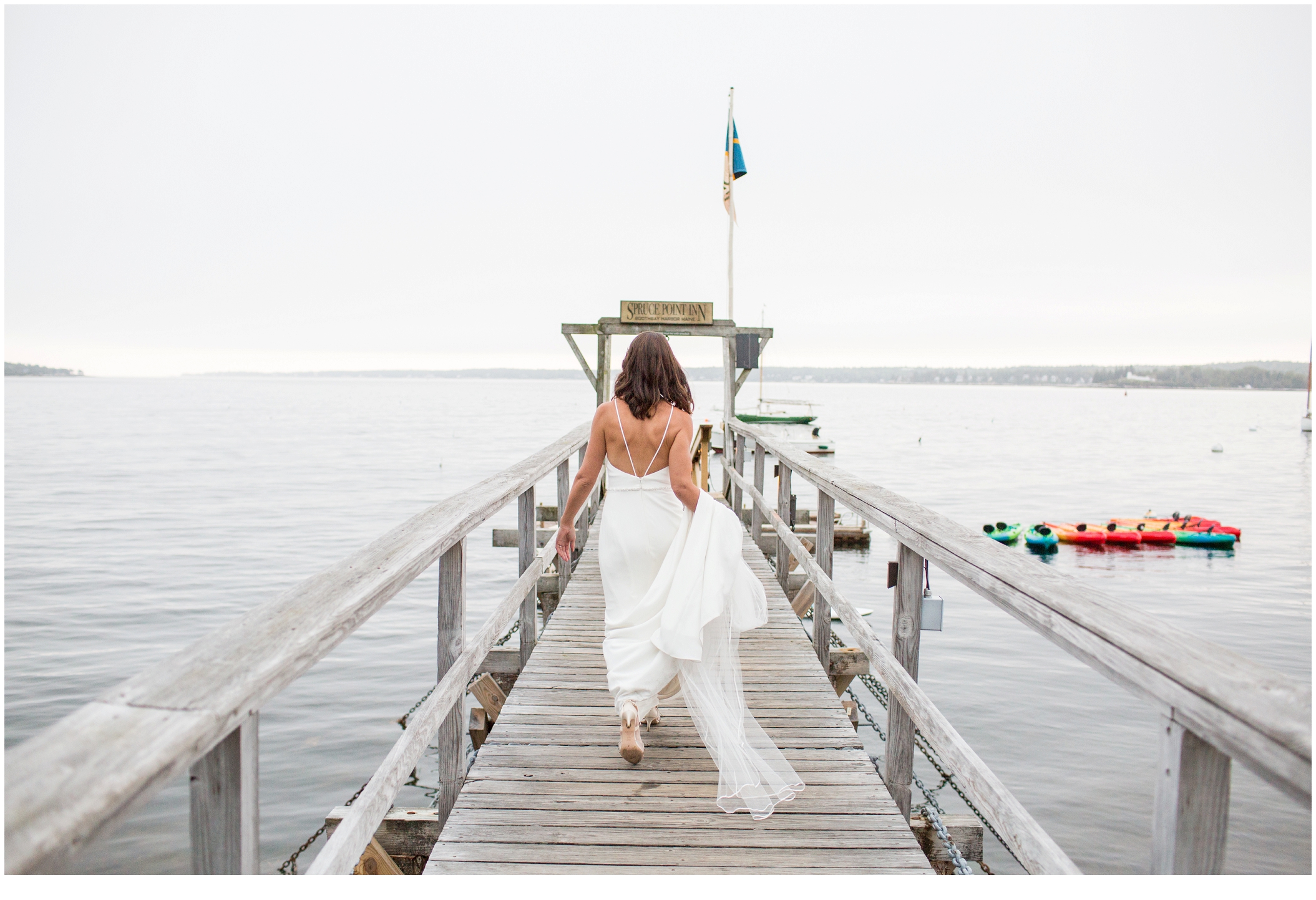 Marc and Kristinas Boothbay Harbor, Spruce Point Inn Wedding