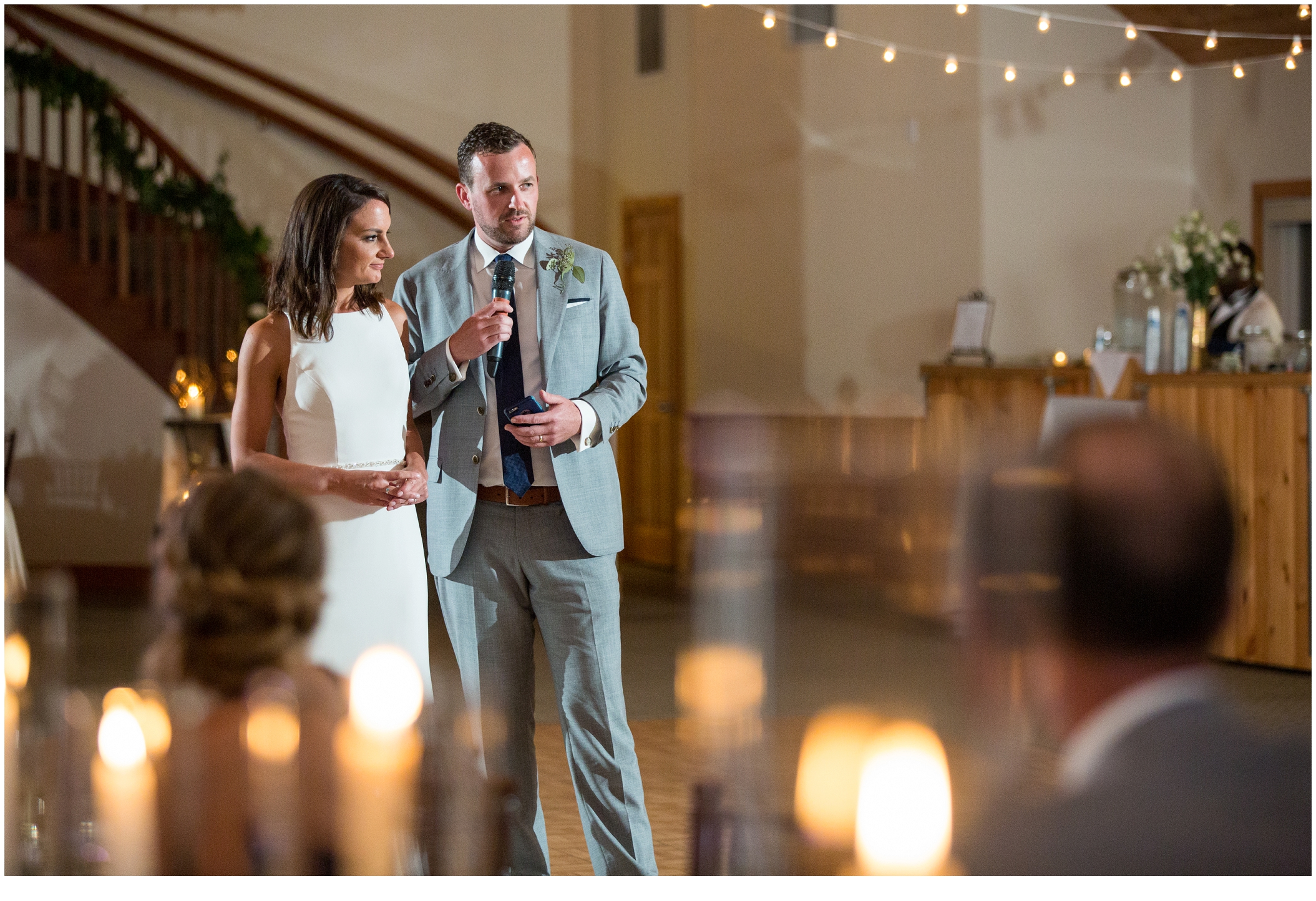 Marc and Kristinas Boothbay Harbor, Spruce Point Inn Wedding | speeches