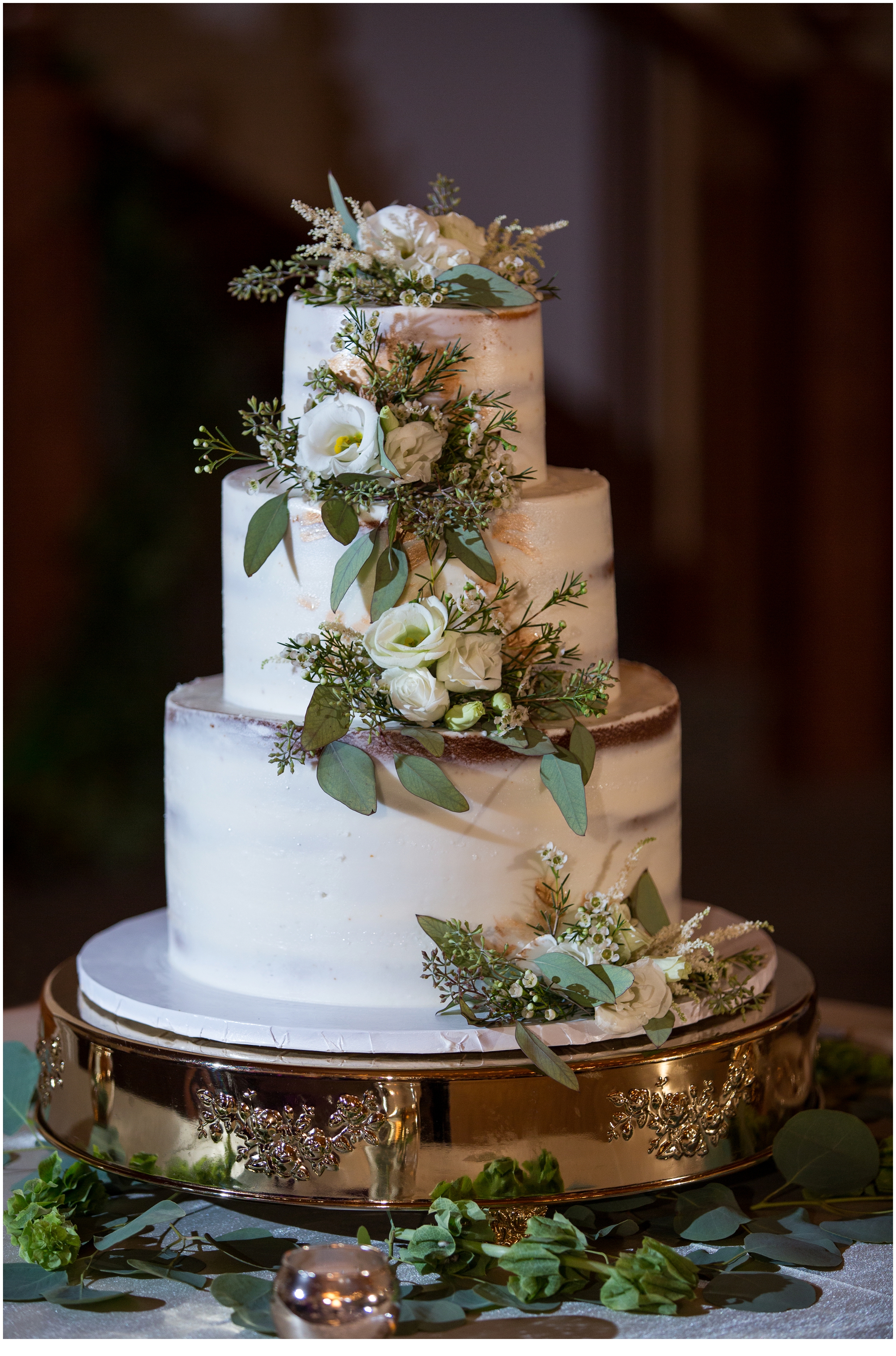 Marc and Kristinas Boothbay Harbor, Spruce Point Inn Wedding | the cake