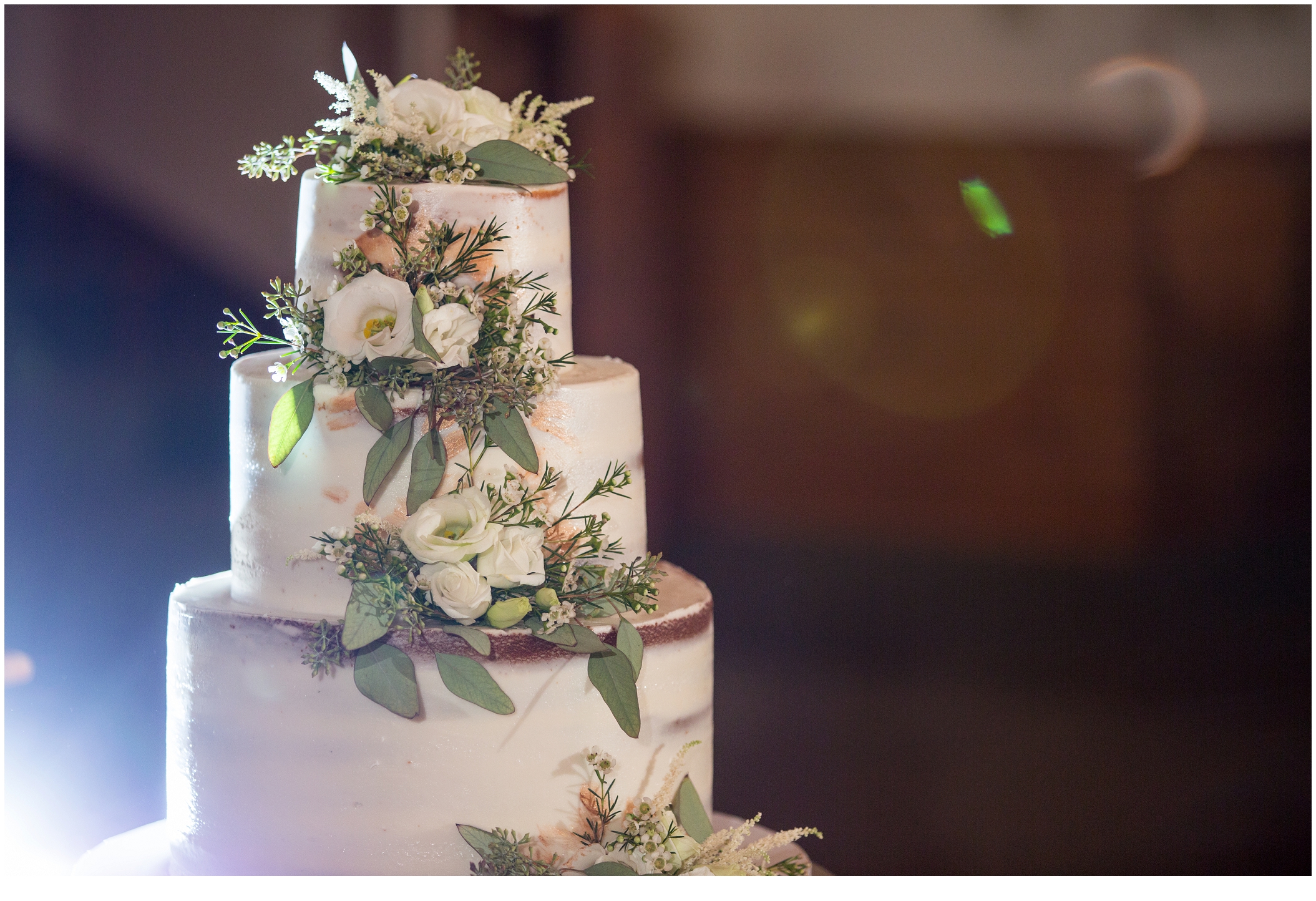 Marc and Kristinas Boothbay Harbor, Spruce Point Inn Wedding | the cake