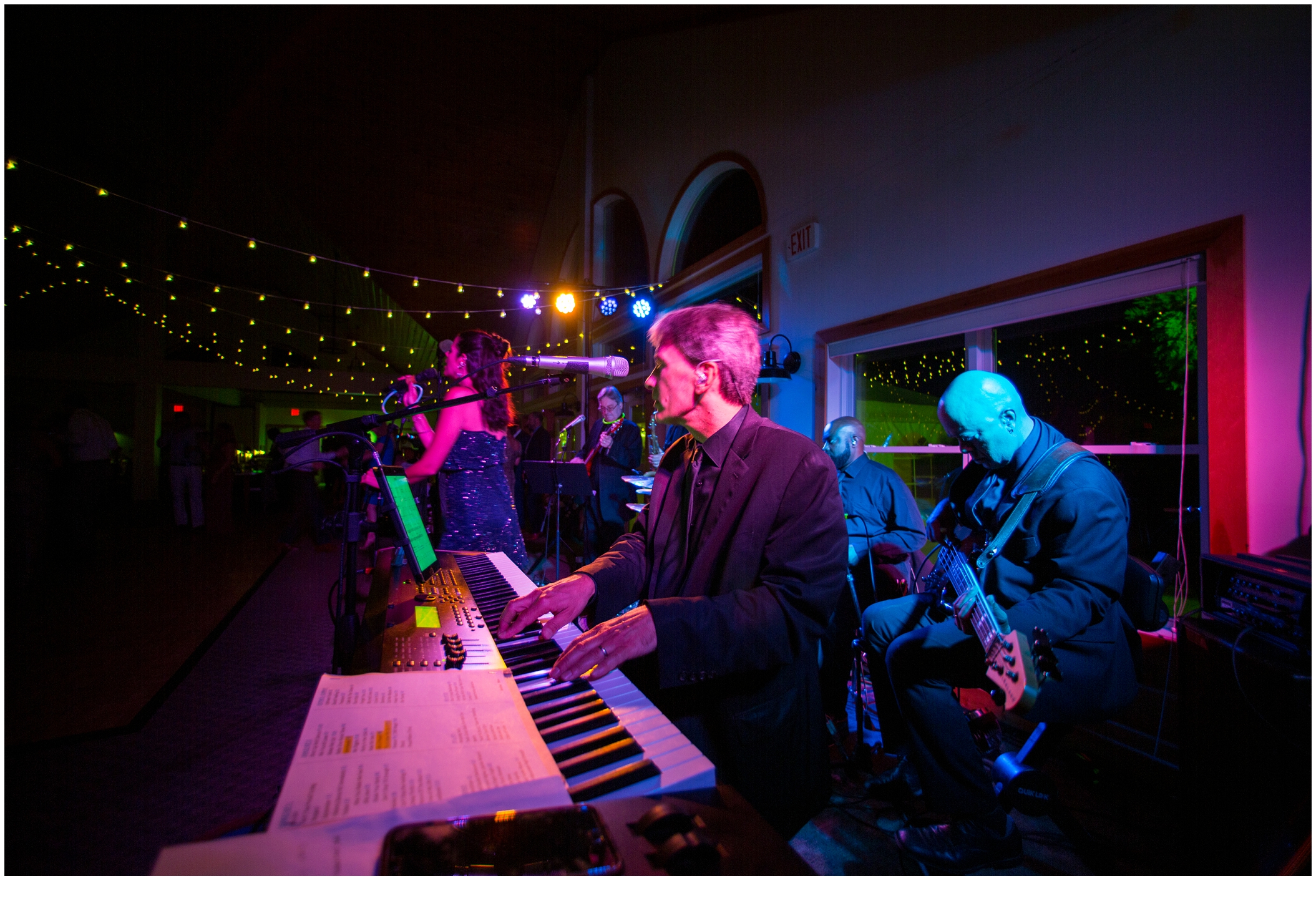 Marc and Kristinas Boothbay Harbor, Spruce Point Inn Wedding | the band