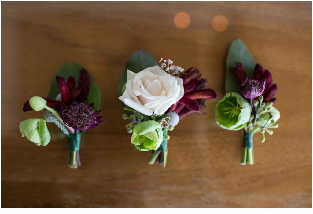 Ashley and Rob Samoset Wedding | Boutonnieres 