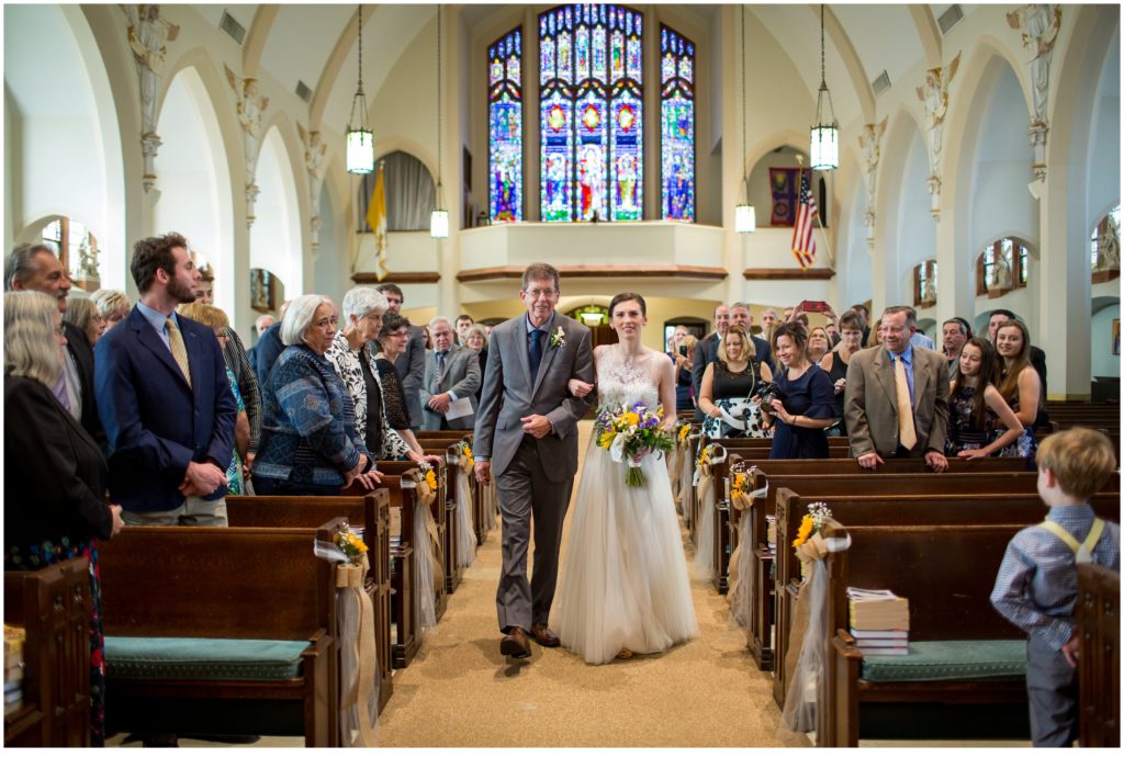 Bradstreet Farm Wedding | In the church