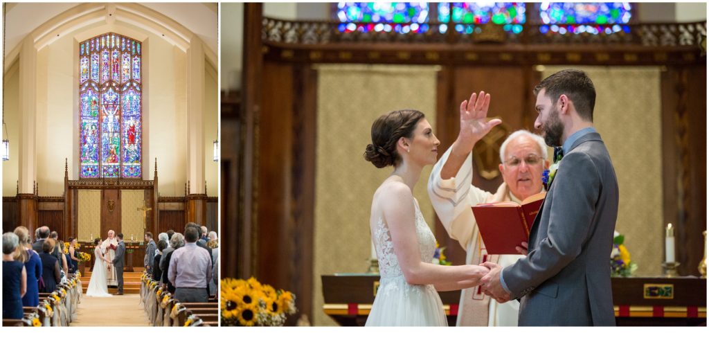 Bradstreet Farm Wedding | In the church