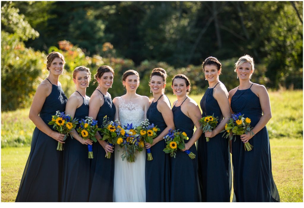 Bradstreet Farm Wedding | Bride and Bridesmaids