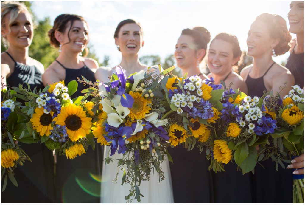 Bradstreet Farm Wedding | Bride and bridesmaids bouquets