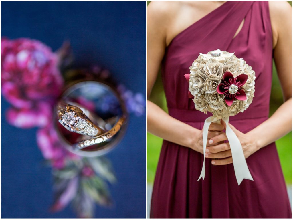 Wedding at Terrydiddle Farm - Rings and details