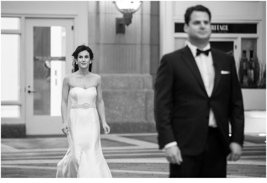 First look | Jewish Wedding at Boston Harbor Hotel on New Years Eve